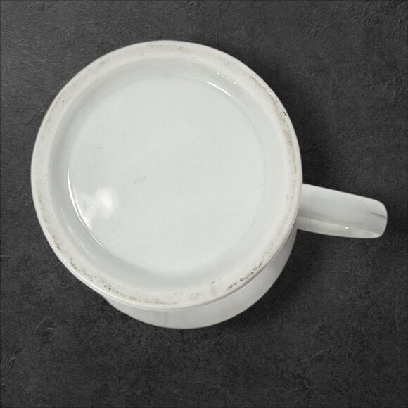 Vintage Dad Coffee Mug Floral Wreath Gold Trim Father’s Day Cup Holiday Gift - Picture 7 of 9